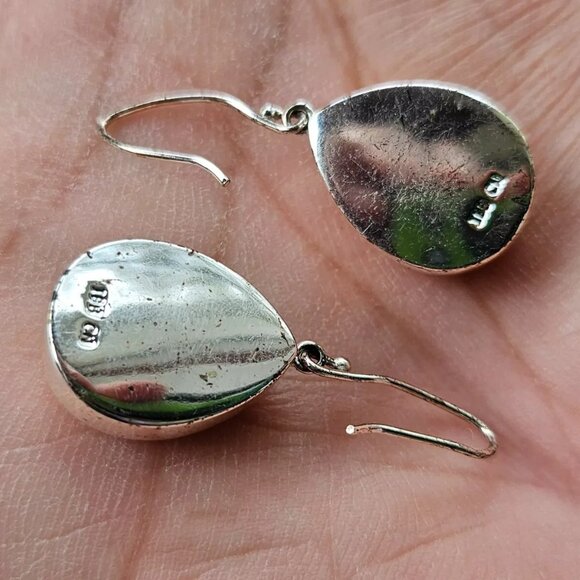 Women Earrings Fashion Earrings Pure Silver Plated Drusy Quartz Ear Jewelry - Picture 13 of 13